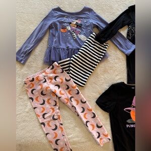 Halloween Themed Kids Clothing Set